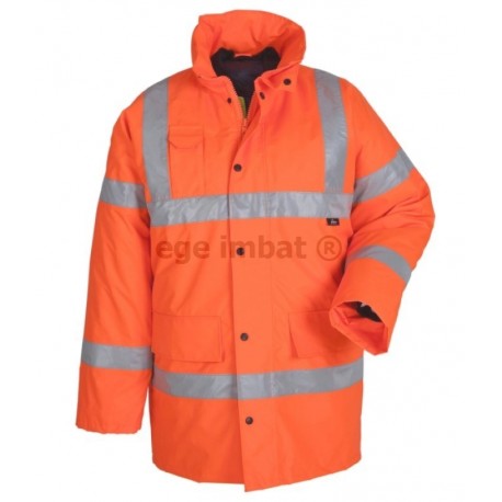 Vizwell High Visibility Orange Parka