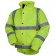 Vizwell High Visibility Yellow Bomber Jacket