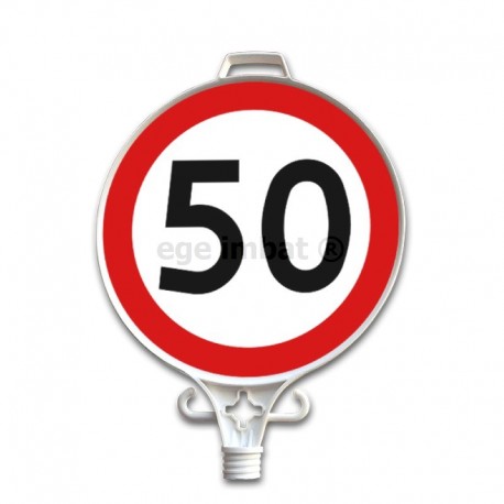 50km Maximum Velocity Board