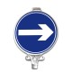 Mondatory Direction Turn Right Board