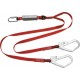 Twin Leg Webbing Lanyard Scaffolding Carabiners & Shock Absorber