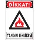 Dikkat Yangın Tehlikesi