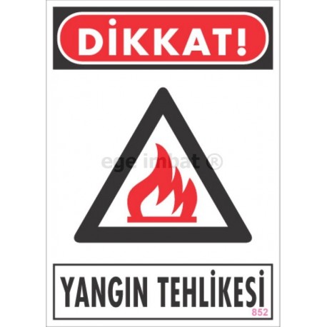 Dikkat Yangın Tehlikesi