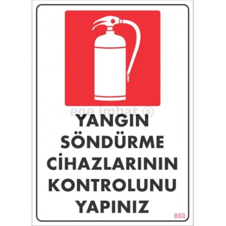 Yangın Söndürme Cihazlarının Kontrolünü Yapınız