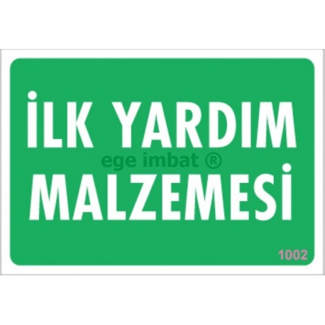 İlk Yardım Malzemesi