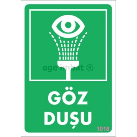 Göz Duşu Tabelası