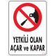 Yetkili Olan Açar Kapar