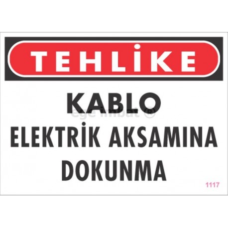 Kablo Elektrik Aksamına Dokunma