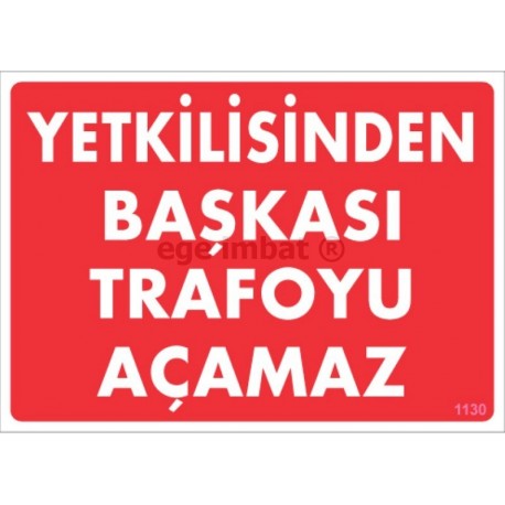 Yetkiliden Başkası Trafoyu Açamaz