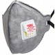 BBU Safety FFP2 Actived Carbon Foldable Dust Mask